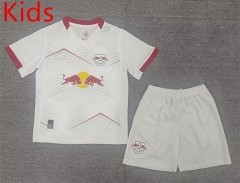 2025-26 RB Leipzig Home White Youth/Kids Soccer Uniform-3874