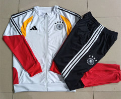 26-27 Germany White Thailand Soccer Jacket Uniform-815