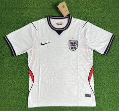 (S-4XL) 26-27 England Home White Thailand Soccer Jersey AAA-403