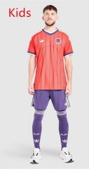 26-27 Correct Version Scotland Away Pink Kids/Youth Soccer Uniform-7809