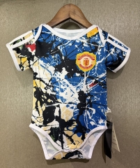 26-27 Manchester United Blue&Black  Baby Soccer Uniform