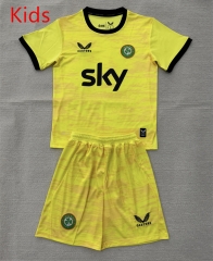 26-27 Ireland Goalkeeper Yellow Kids/Youth Soccer Uniform-AY