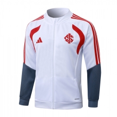 26-27 Brazil SC Internacional White Thailand Soccer Jacket -815