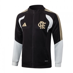26-27 Flamengo Dark Brown Thailand Soccer Jacket -815