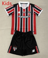 26-27 Sao Paulo Away Red Kids/Youth Soccer Uniform-AY