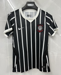 26-27 Corinthians Away Black Thailand Women Soccer Jersey-8841