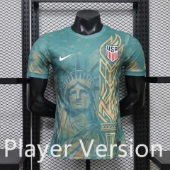 Player Special Version 26-27 USA Dark Green Thailand Soccer Jersey AAA-888