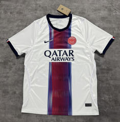 (S-4XL) 26-27 PSG Away White Thailand Soccer Jersey AAA-4506