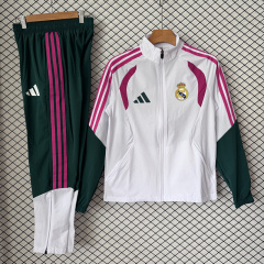 26-27 Real Madrid White Trench Coats Suit-2315