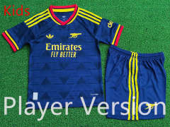 26-27 Player Version Arsenal  Away Royal Blue Kids/Youth Soccer Uniform-9926