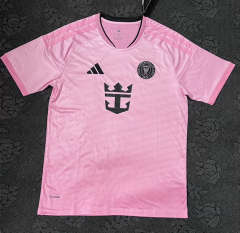 (S-4XL) 26-27 Inter Miami FC Home Pink Thailand Soccer Jersey-7035