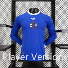 (S-4XL) 110th Player Version 26-27 Club America Blue LS Thailand Soccer Jersey AAA-5982