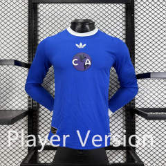 (S-4XL) 110th Player Version 26-27 Club America Blue LS Thailand Soccer Jersey AAA-5982