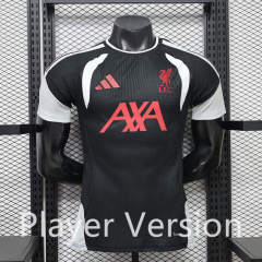 26-27  Player Version Liverpool Black Thailand Training Soccer Jersey AAA-888