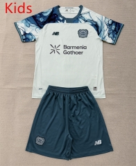 26-27 Bayer Leverkusen Away White&Blue Kid/Youth Soccer Uniform-AY