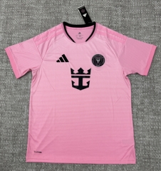 (S-4XL) 26-27 Inter Miami CF Home Pink Thailand Soccer Jersey AAA-4506