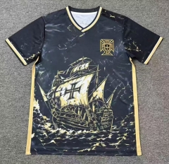 (S-4XL) 26-27 Black Boat Version Portugal Black Thailand Soccer Jersey AAA-2483
