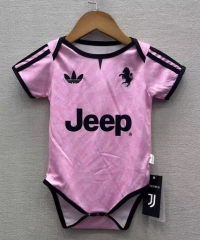 26-27 Juventus Pink White Baby Soccer Uniform-6400