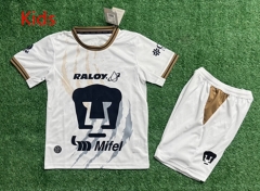 26-27 PA UNAM Home White Kids/Youth Soccer Uniform-7309