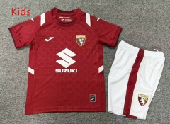 26-27 Torino FC Home Red Kids/Youth Soccer Uniform-7809