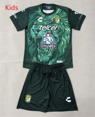 26-27 Club León Home Green Kids/Youth Soccer Uniform-AY