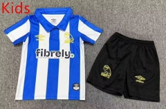 26-27 Sheffield Wednesday Home Blue&White Kids/Youth Soccer Uniform-7809