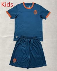 26-27 Valencia Away Blue Kids/Youth Soccer Uniform-AY