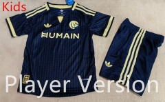 Player Version 26-27 Al-Nassr FC Away Royal Blue Kids/Youth Soccer Uniform-1794
