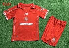 26-27 Deportivo Toluca FC Home Red Kids/Youth Soccer Uniform-7309