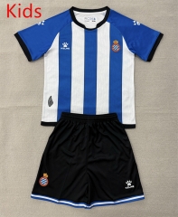 26-27 RCD Espanyol Home Blue&White Kids/Youth Soccer Uniform-AY