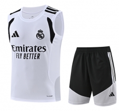 26-27 Real Madrid White Thailand Training Soccer Vest Uniform-418