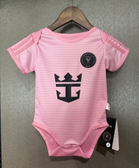 26-27 Inter Miami CF Home Pink Baby Soccer Uniform-7411