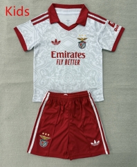 26-27 Benfica Away White Kid/Youth Soccer Uniform-AY