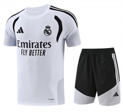 26-27 Real Madrid White Thailand Training Soccer Uniform-418