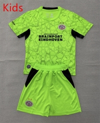 26-27 PSV Eindhoven Goalkeeper Fluorescent Green Kids/Youth Soccer Uniform-6748