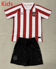 26-27 Sunderland AFC Home Red&White Kids/Youth Soccer Uniform-AY