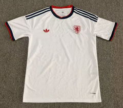 (S-4XL) 27-28 Czech Republic Away White Thailand Soccer Jersey AAA-0377