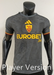 Player Version 26-27 Roma 2nd Away Black Thailand Soccer Jersey AAA-888