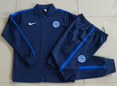 26-27 Inter Milan Cyan Thailand Soccer Jacket Uniform-815