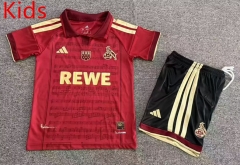 26-27 Special Version FC KöIn Red Kids/Youth Soccer Uniform-7809