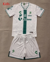 26-27 Santos Laguna Away White Kid/Youth Soccer Uniform-AY