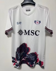 (S-4XL) 26-27 Rose Limited Version Napoli White Thailand Soccer Jersey AAA-0009