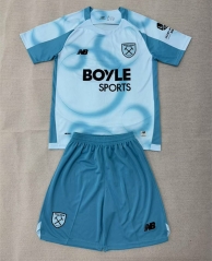 26-27 West Ham United 3rd Away Blue Soccer Uniform-AY