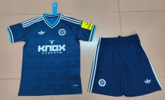 26-27 Newcastle United Away Royal Blue Soccer Uniform-8609