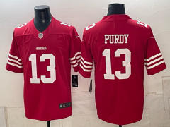 (Logo3) San Francisco 49ers Red #13 NFL Jersey-0840