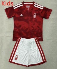 26-27 Nottingham Forest Home Red Kids/Youth Soccer Uniform-AY