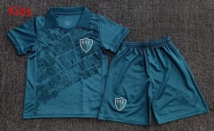 26-27 Fluminense de Feira 2nd Away Dark Green Kids/Youth Soccer Uniform-2483