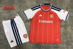 27-28 Arsenal Home Red Kids/Youth Soccer Uniform-2483