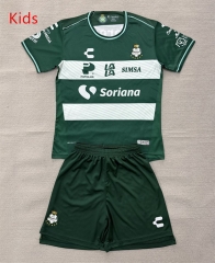26-27 Santos Laguna Home White&Green Kid/Youth Soccer Uniform-AY