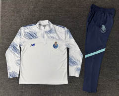 26-27 Porto White Thailand Soccer Tracksuit Uniform-5303